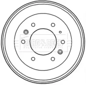 Тормозной барабан BORG & BECK купить