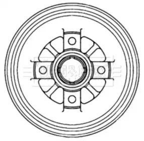 Тормозной барабан BORG & BECK купить