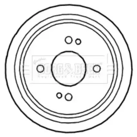 Тормозной барабан BORG & BECK купить