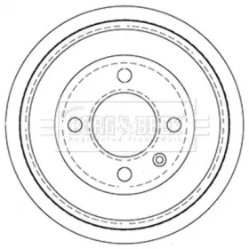 Тормозной барабан BORG & BECK купить