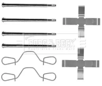 Комплектующие, колодки дискового тормоза BORG & BECK купить