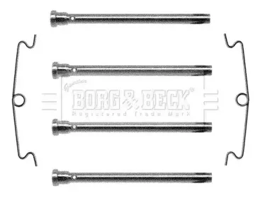 Комплектующие, колодки дискового тормоза BORG & BECK купить