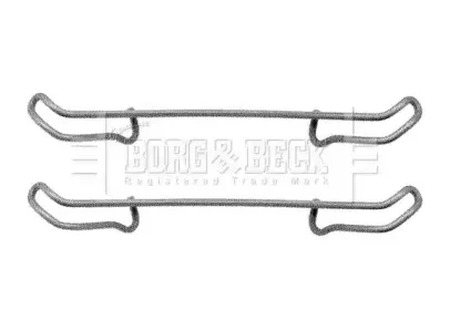Комплектующие, колодки дискового тормоза BORG & BECK купить