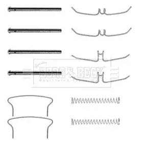 Комплектующие, колодки дискового тормоза BORG & BECK купить