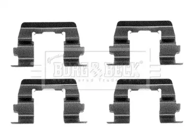 Комплектующие, колодки дискового тормоза BORG & BECK купить