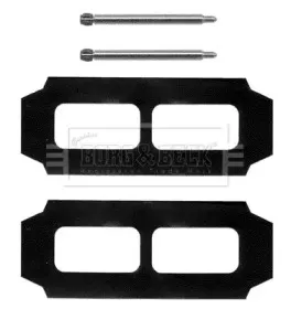 Комплектующие, колодки дискового тормоза BORG & BECK купить