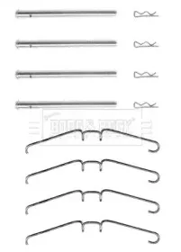 Комплектующие, колодки дискового тормоза BORG & BECK купить