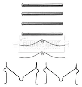 Комплектующие, колодки дискового тормоза BORG & BECK купить