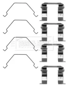 Комплектующие, колодки дискового тормоза BORG & BECK купить