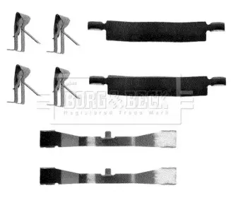 Комплектующие, колодки дискового тормоза BORG & BECK купить