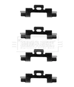 Комплектующие, колодки дискового тормоза BORG & BECK купить