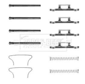 Комплектующие, колодки дискового тормоза BORG & BECK купить