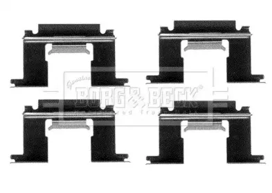 Комплектующие, колодки дискового тормоза BORG & BECK купить