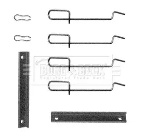 Комплектующие, колодки дискового тормоза BORG & BECK купить