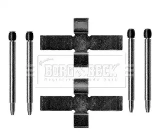 Комплектующие, колодки дискового тормоза BORG & BECK купить