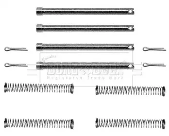 Комплектующие, колодки дискового тормоза BORG & BECK купить
