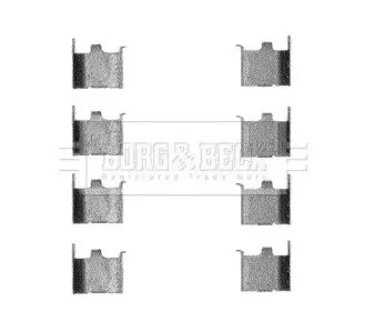 Комплектующие, колодки дискового тормоза BORG & BECK купить