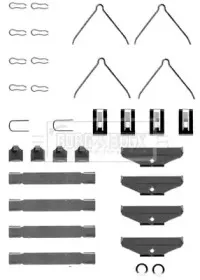 Комплектующие, колодки дискового тормоза BORG & BECK купить