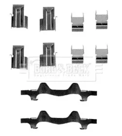 Комплектующие, колодки дискового тормоза BORG & BECK купить