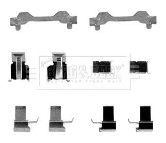 Комплектующие, колодки дискового тормоза BORG & BECK купить