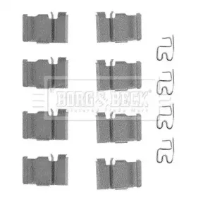 Комплектующие, колодки дискового тормоза BORG & BECK купить