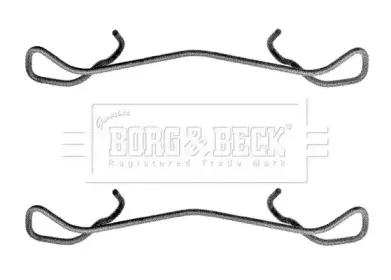 Комплектующие, колодки дискового тормоза BORG & BECK купить