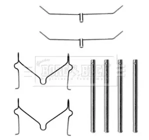 Комплектующие, колодки дискового тормоза BORG & BECK купить