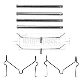 Комплектующие, колодки дискового тормоза BORG & BECK купить