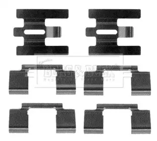 Комплектующие, колодки дискового тормоза BORG & BECK купить