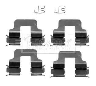 Комплектующие, колодки дискового тормоза BORG & BECK купить