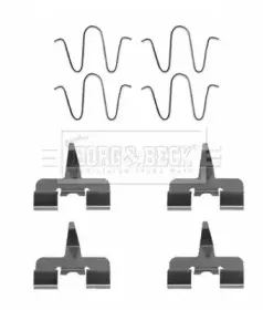 Комплектующие, колодки дискового тормоза BORG & BECK купить