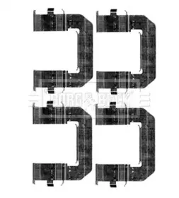 Комплектующие, колодки дискового тормоза BORG & BECK купить