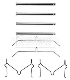 Комплектующие, колодки дискового тормоза BORG & BECK купить