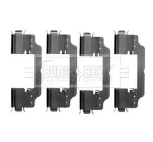 Комплектующие, колодки дискового тормоза BORG & BECK купить