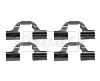 Комплектующие, колодки дискового тормоза BORG & BECK купить