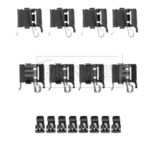 Комплектующие, колодки дискового тормоза BORG & BECK купить