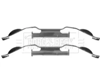 Комплектующие, колодки дискового тормоза BORG & BECK купить