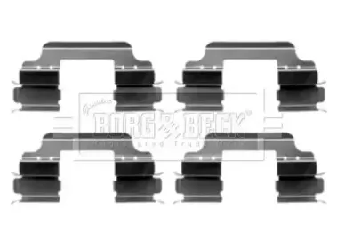 Комплектующие, колодки дискового тормоза BORG & BECK купить