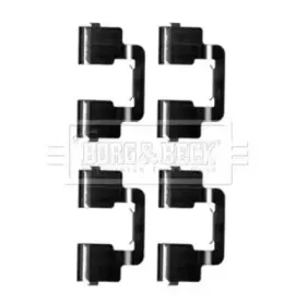 Комплектующие, колодки дискового тормоза BORG & BECK купить