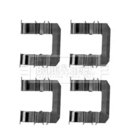 Комплектующие, колодки дискового тормоза BORG & BECK купить