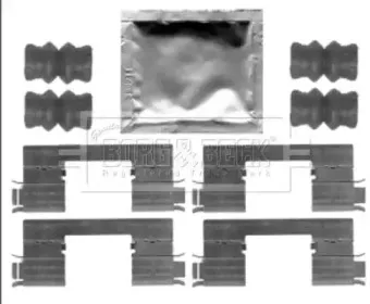 Комплектующие, колодки дискового тормоза BORG & BECK купить