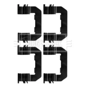 Комплектующие, колодки дискового тормоза BORG & BECK купить