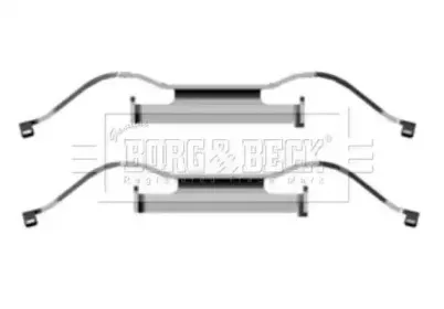 Комплектующие, колодки дискового тормоза BORG & BECK купить