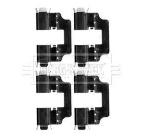 Комплектующие, колодки дискового тормоза BORG & BECK купить