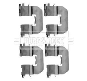 Комплектующие, колодки дискового тормоза BORG & BECK купить