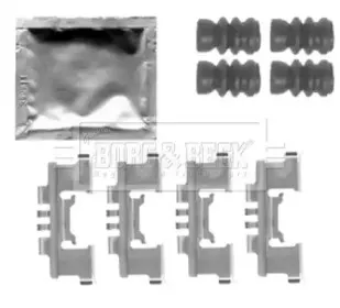 Комплектующие, колодки дискового тормоза BORG & BECK купить