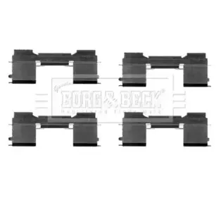 Комплектующие, колодки дискового тормоза BORG & BECK купить
