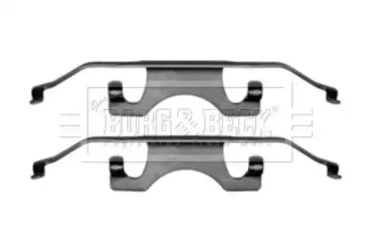 Комплектующие, колодки дискового тормоза BORG & BECK купить