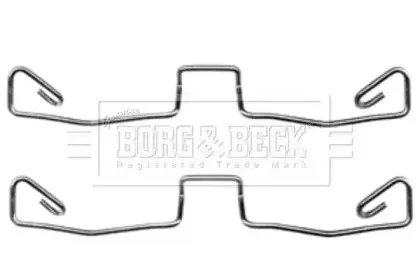 Комплектующие, колодки дискового тормоза BORG & BECK купить