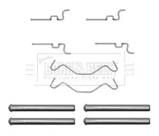 Комплектующие, колодки дискового тормоза BORG & BECK купить